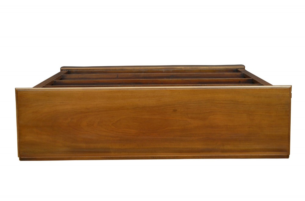 English Edwardian Walnut Open Bookcase C1900s View IX