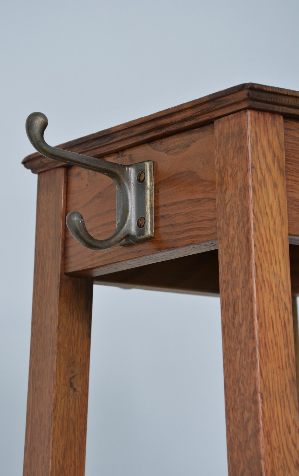 English Arts & Crafts Oak Coat Stand by Astrola View II