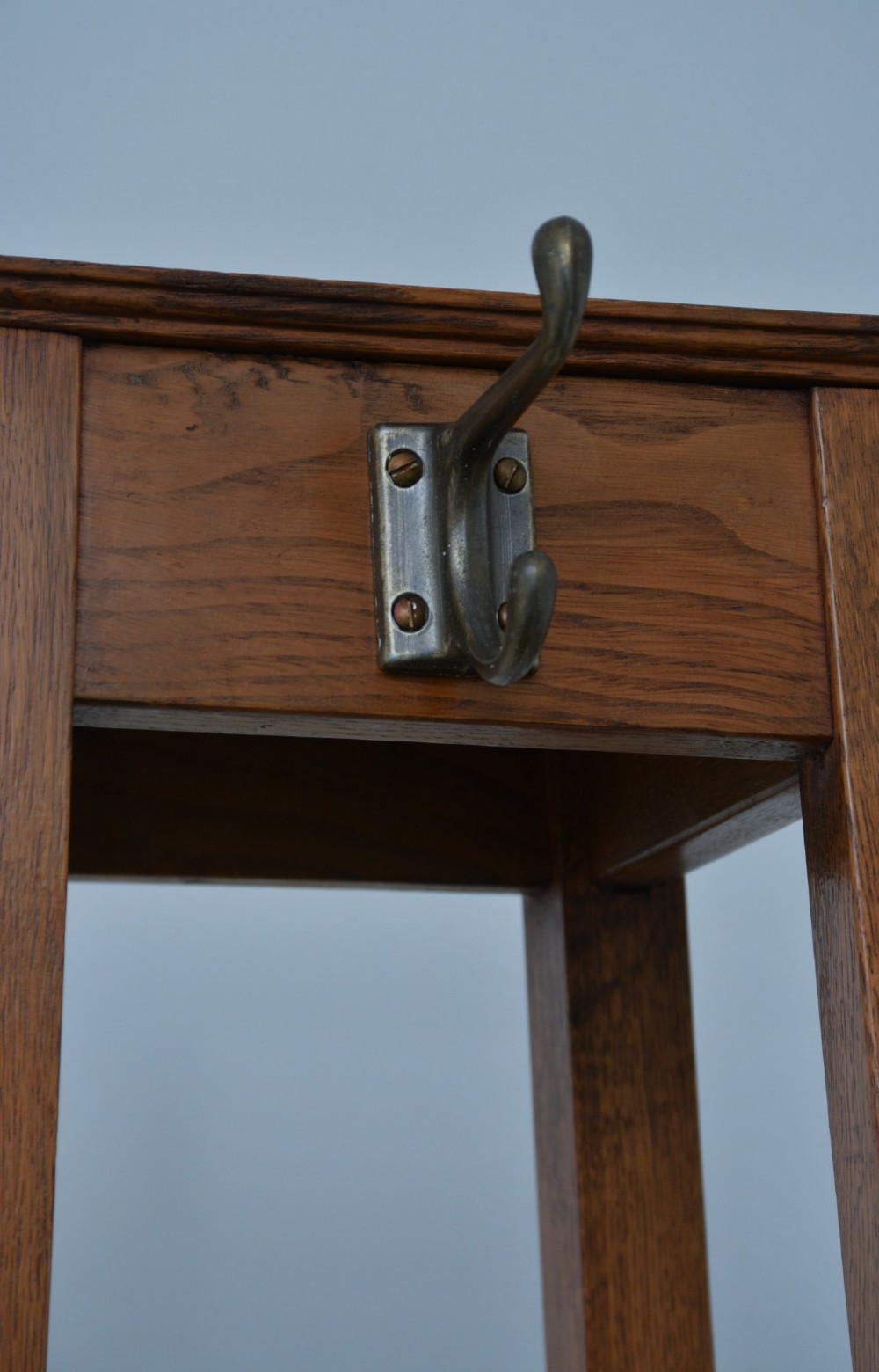 English Arts & Crafts Oak Coat Stand by Astrola View X