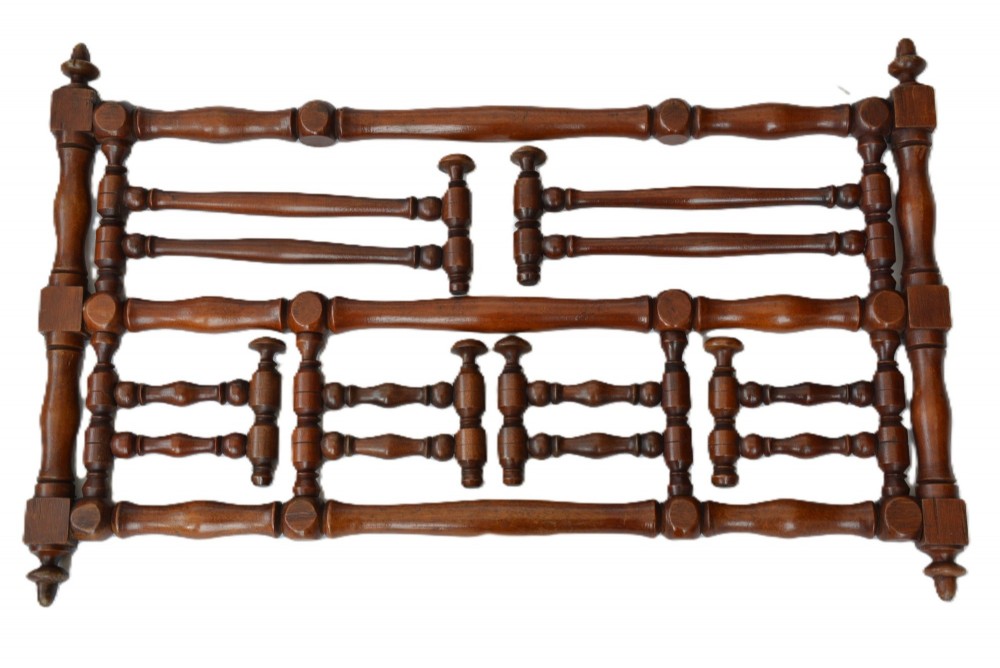 Antique Wall Mounted Coat Rack Hat Tree Hooks