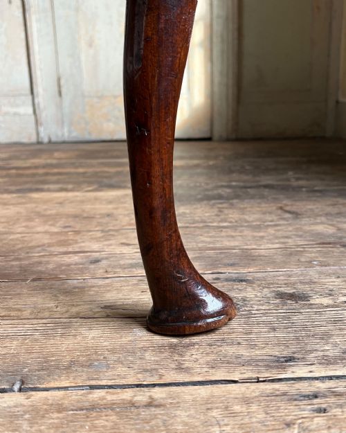 A RARE 18TH CENTURY WALNUT STOOL C1720 - ADDITIONAL PHOTO 3
