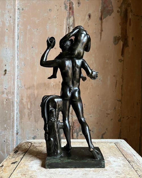 A GRAND TOUR BRONZE SATYR BACCHUS - ADDITIONAL PHOTO 6
