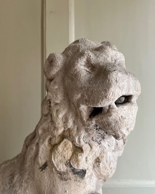 RARE ITALIAN 17TH CENTURY MARBLE LION - ADDITIONAL PHOTO 4