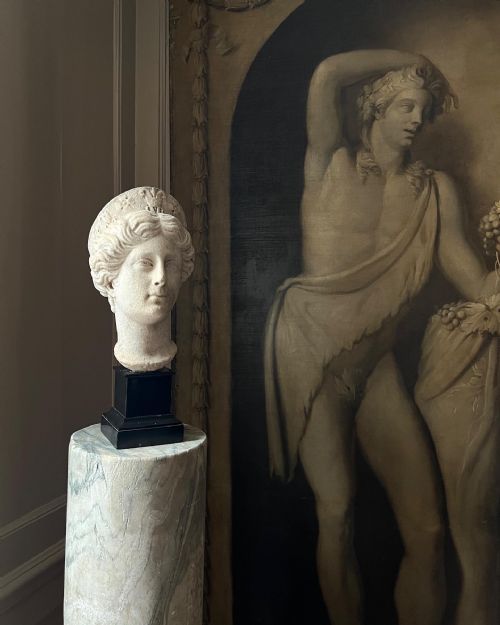 RARE 17TH CENTURY MARBLE HEAD OF JUNO ITALIAN SCULPTURE - ADDITIONAL PHOTO 7