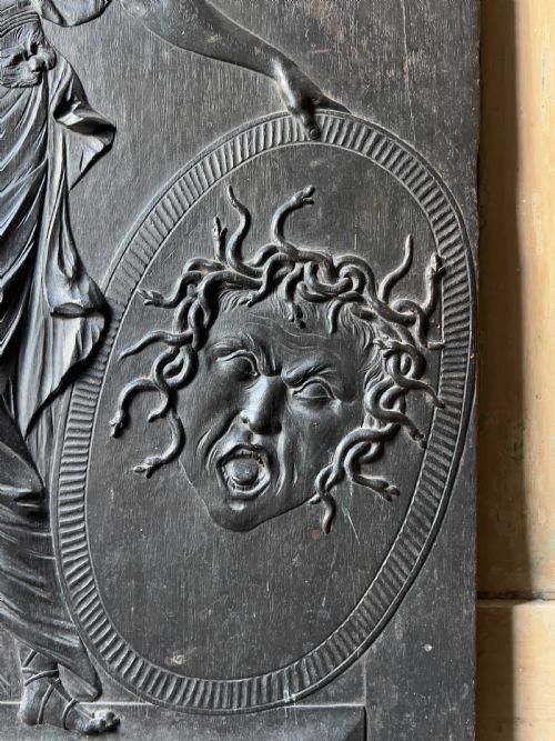 A RARE LOUIS XIV OAK CHIMNEY BOARD C1700 - ADDITIONAL PHOTO 5