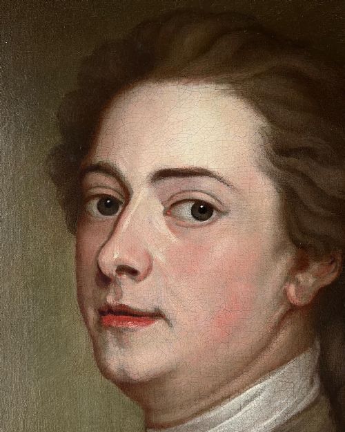MARCELLUS LAROON PORTRAIT OF JAMES MACARDELL OIL ON CANVAS - ADDITIONAL PHOTO 2