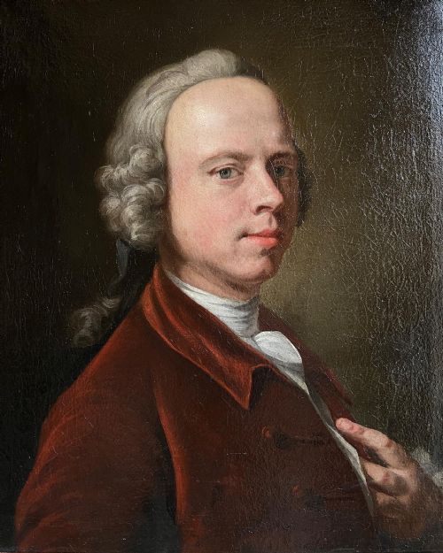 A FINE 18TH CENTURY PORTRAIT OF A GENTLEMAN C1760 - ADDITIONAL PHOTO 1