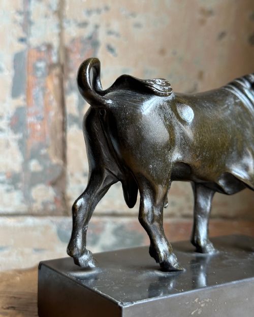 AFTER GIAMBOLOGNA 15291608 A 17TH CENTURY BRONZE PACING BULL - ADDITIONAL PHOTO 6