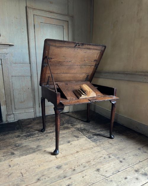 AN 18TH CENTURY OAK ARCHITECTS TABLE C1740 - ADDITIONAL PHOTO 8
