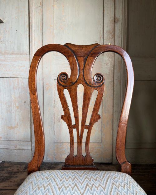 A PAIR OF GEORGE II MAHOGANY SIDE CHAIRS C1740 - ADDITIONAL PHOTO 7