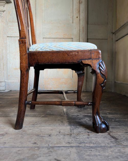 A PAIR OF GEORGE II MAHOGANY SIDE CHAIRS C1740 - ADDITIONAL PHOTO 8