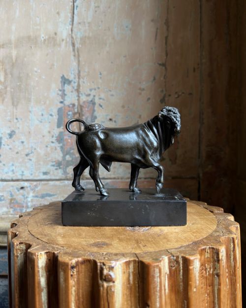 AFTER GIAMBOLOGNA 15291608 A 17TH CENTURY BRONZE PACING BULL - ADDITIONAL PHOTO 5