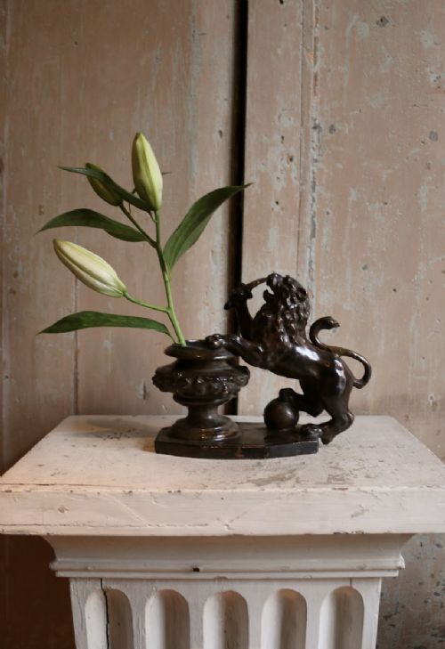 BRONZE INKWELL 17TH CENTURY