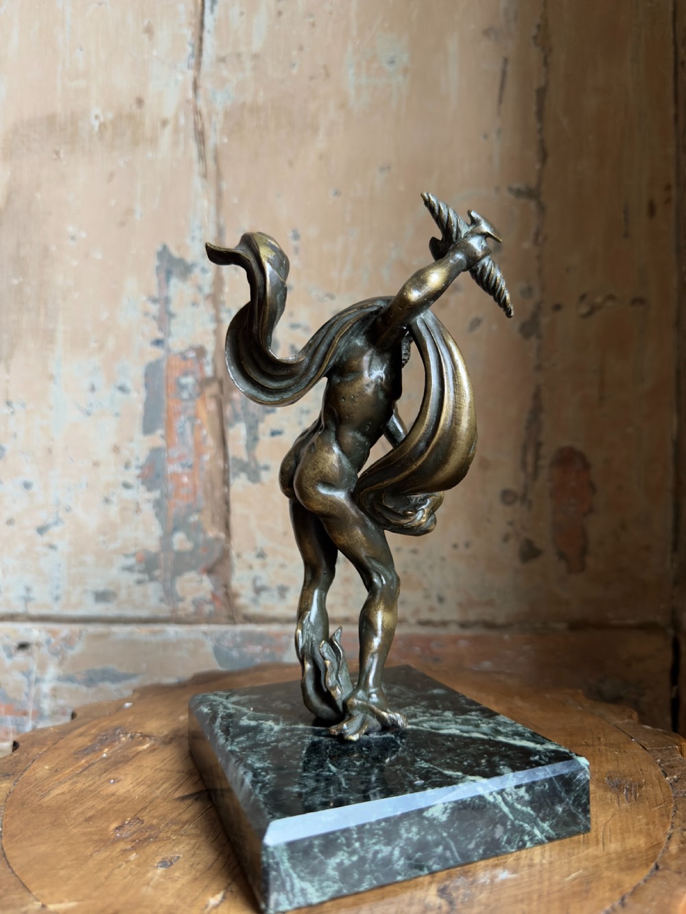 A rare 18th century Italian bronze figure of Jupiter View V