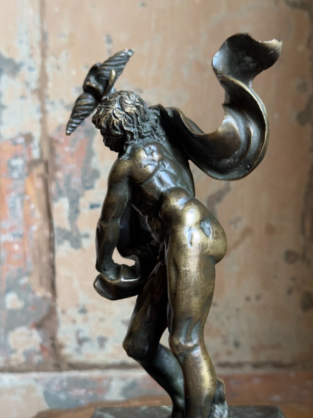 A rare 18th century Italian bronze figure of Jupiter View VII