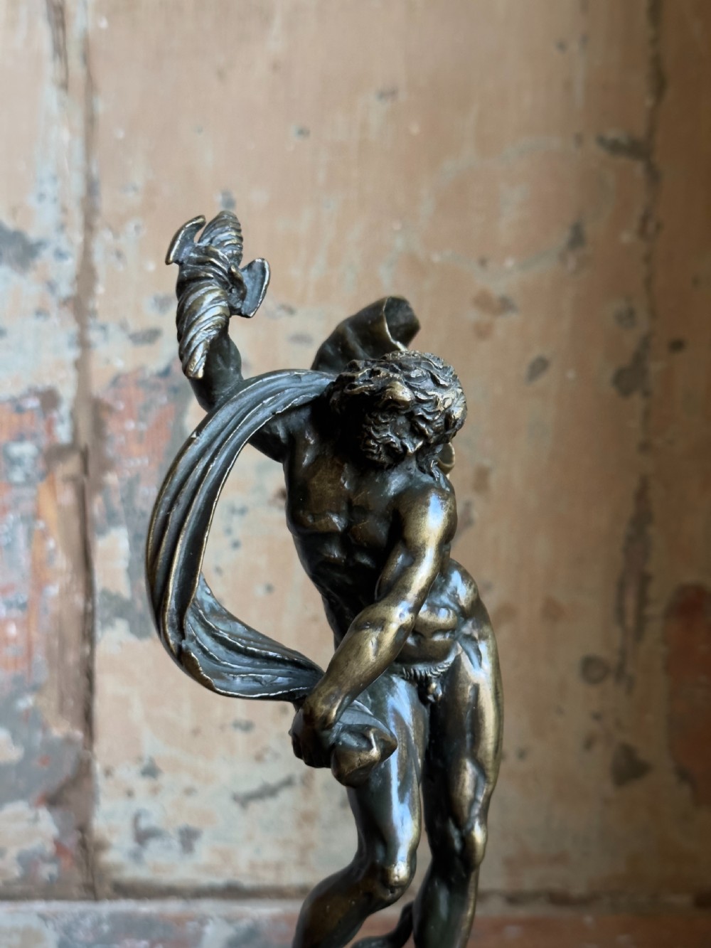A rare 18th century Italian bronze figure of Jupiter View IX
