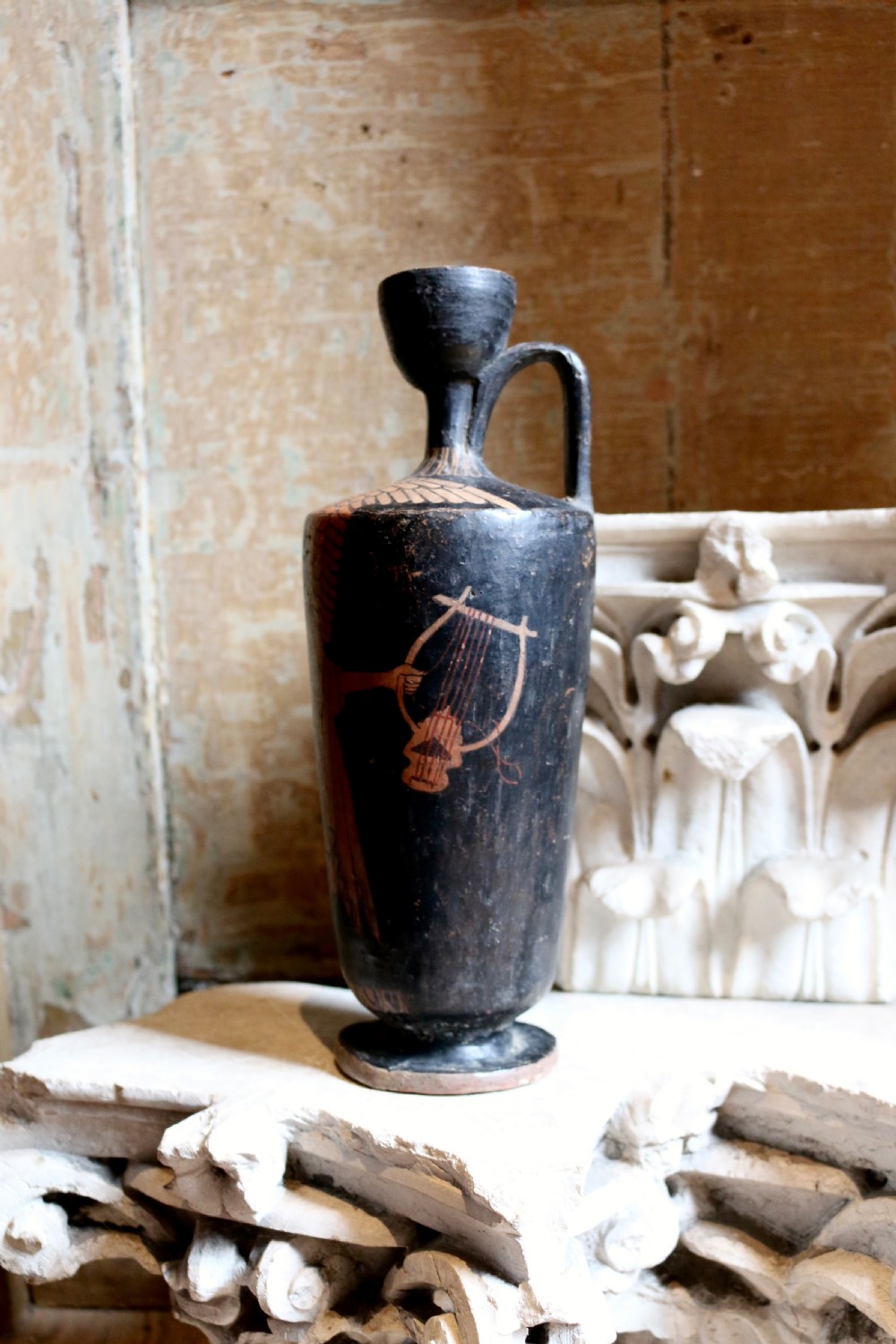 Lekythos, possibly ancient, late 6th century BCE. View III