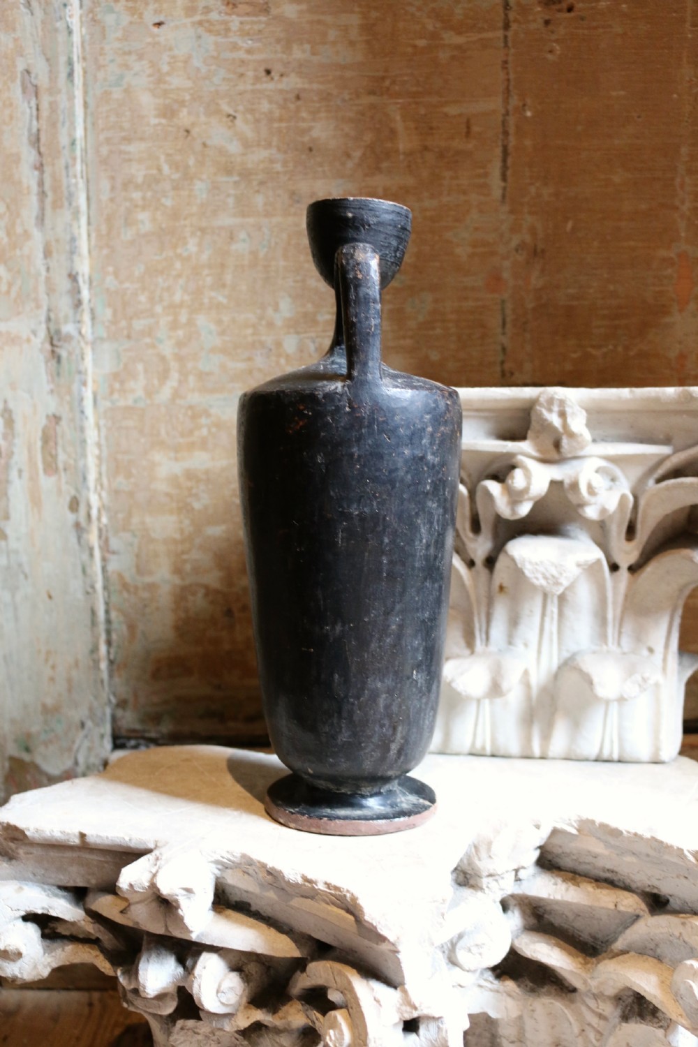 Lekythos, possibly ancient, late 6th century BCE. View VI