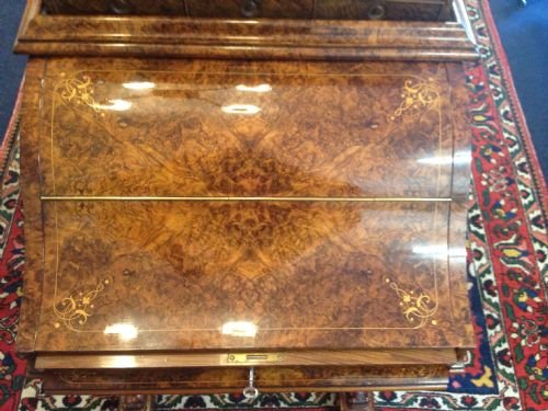 Victorian Walnut Davenport Desk View III