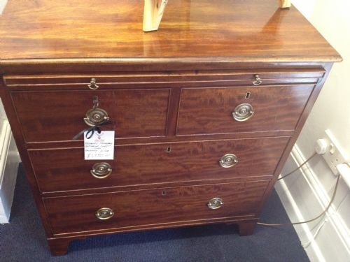 Georgian Mahogany Batchelors Chest with Brushing  Slide