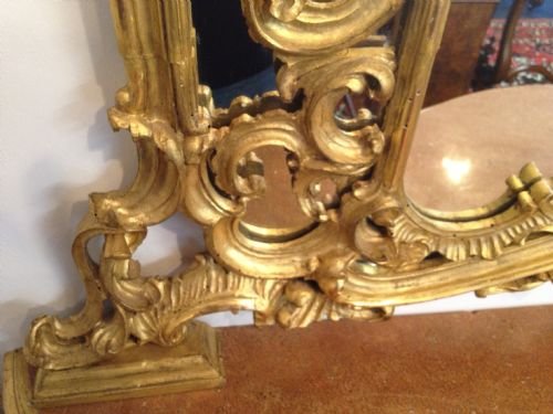  GILT CONSUL TABLES WITH MIRRORS BOTH NOW SOLD  View IV