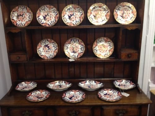 Two Royal Crown Derby Oval Kings Pattern Dishes 253 View IV