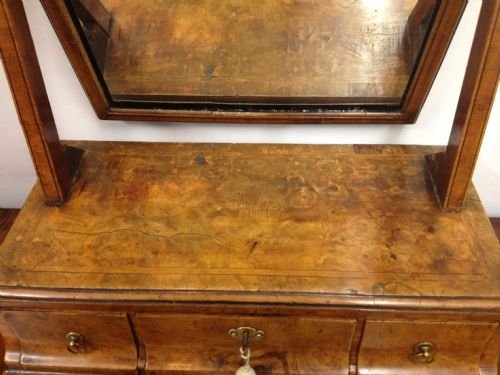 Georgian Walnut Toilet Mirror  View V