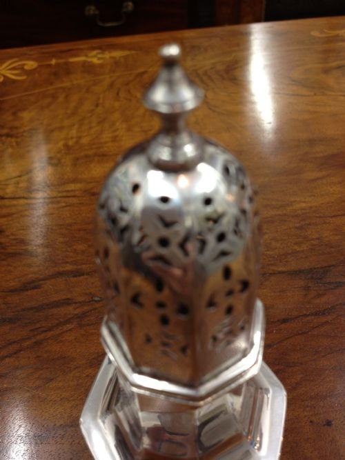 Solid Silver Sugar Sifter 1911 View III