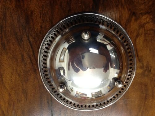 1930's Solid Silver Bon Bon Dish View II