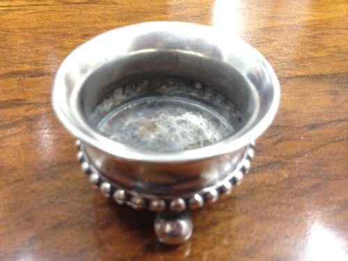 Edwardian Solid Silver Salt 1907