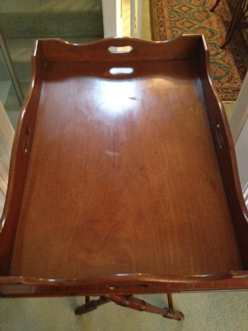 Georgian Mahgany Butlers Tray With Stand View II