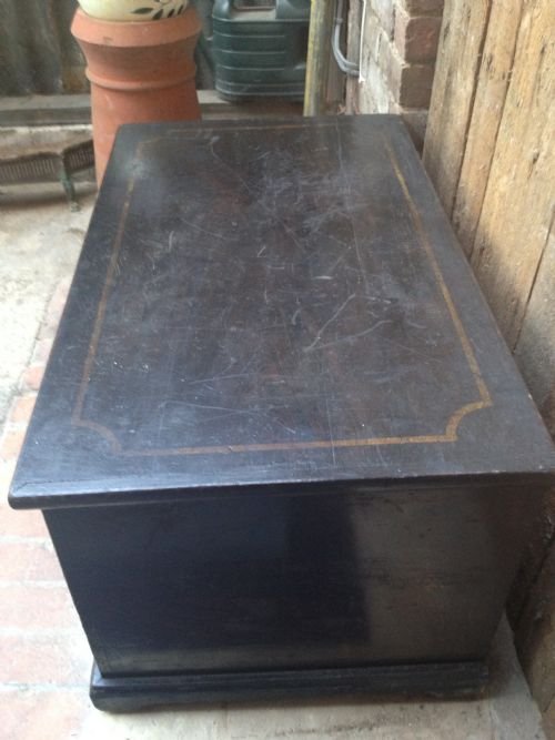 Victorian Painted Pine Trunk Chest View IV