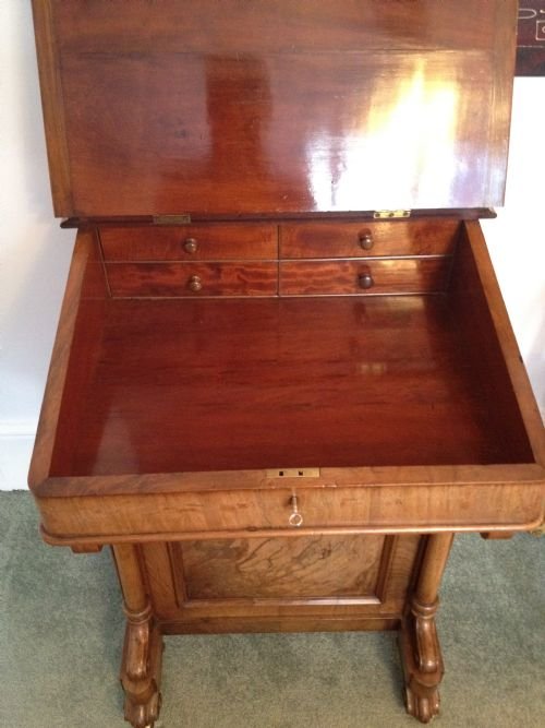 Mid Victorian Faded Mahogany Davenport Desk View IV