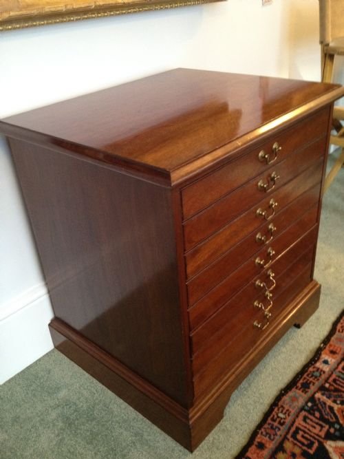 Solid Walnut Collectors or Specimen Chest