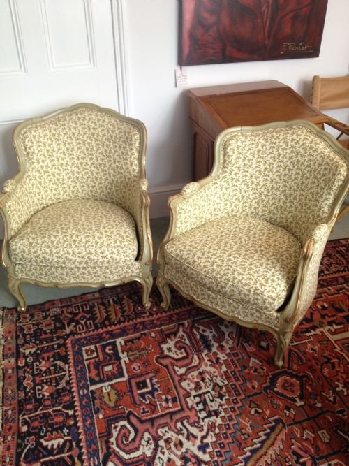 Pair Of 19thc French Painted Armchairs View IV