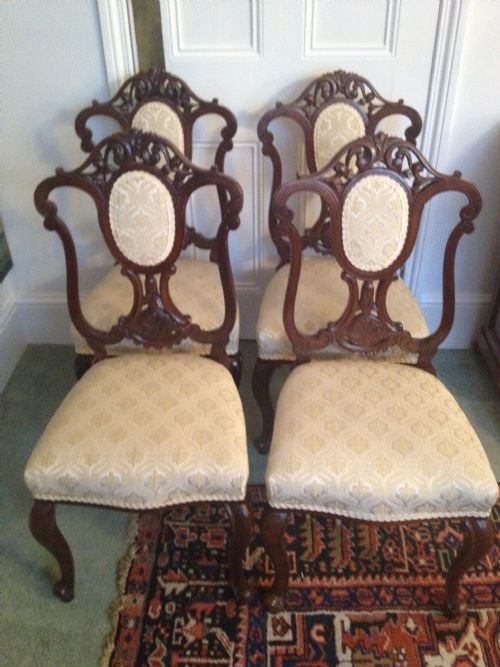 Fabulous 7 Piece Victorian Walnut Parlour Suite View V