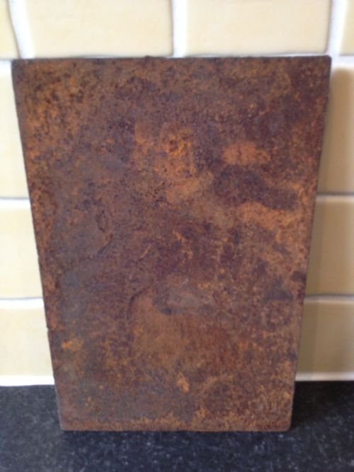 Unusual Heavy Cast Iron Plaque Clown View III