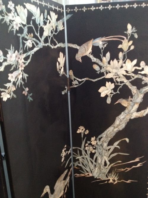 fig 2. Super Quality 19thCentury Chinese Mother Of Pearl Screen