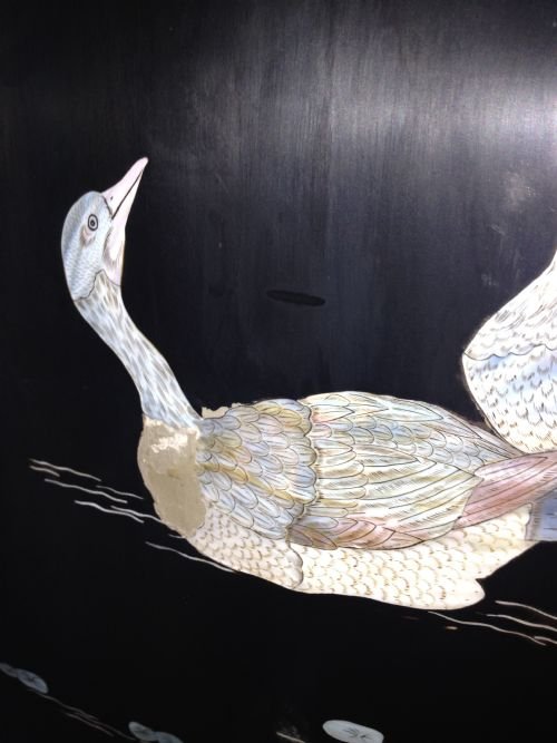 Super Quality 19thCentury Chinese Mother Of Pearl Screen View V