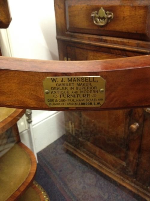 Victorian Walnut Credenza W.J.MANSELL View IV
