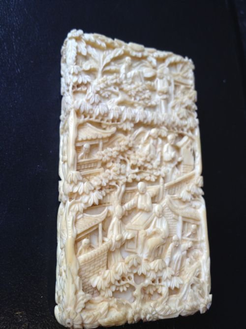 CHINESE (CANTONESE ) IVORY CARD CASE View III