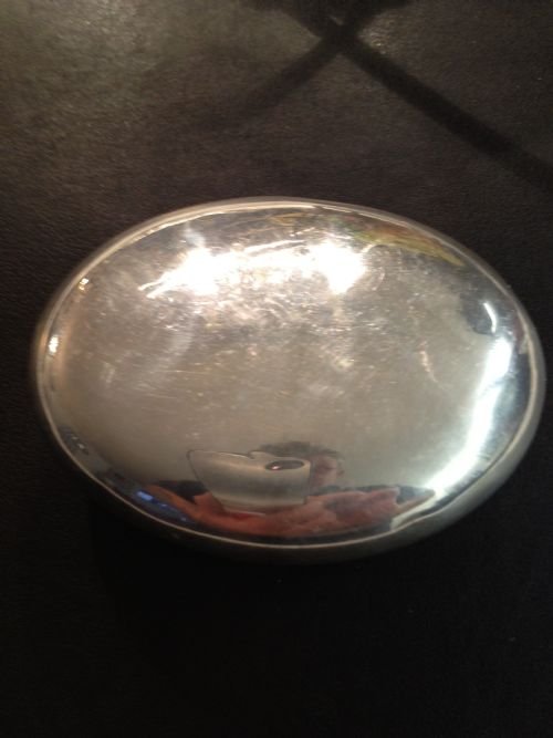 VICTORIAN SILVER SNUFF BOX / SPRINGER SPANIEL View III