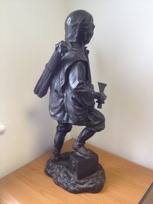 fig 1. MAGNIFICENT LARGE JAPANESE MEIJI BRONZE (TOKYO SCHOOL)