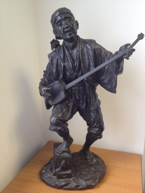 MAGNIFICENT LARGE JAPANESE MEIJI BRONZE (TOKYO SCHOOL) View V
