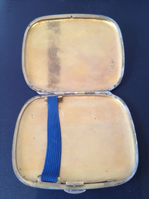 SILVER AND GOLD CIGARETTE CASE SAMPSON MORDEN View IV