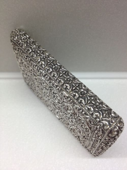 FABULOUS INDIAN SILVER CARD CASE View II