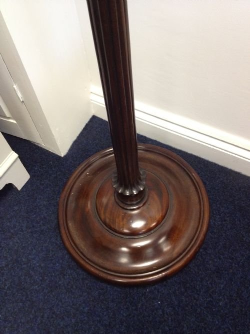 QUALITY REVOLVING MAHOGANY HAT STAND View III