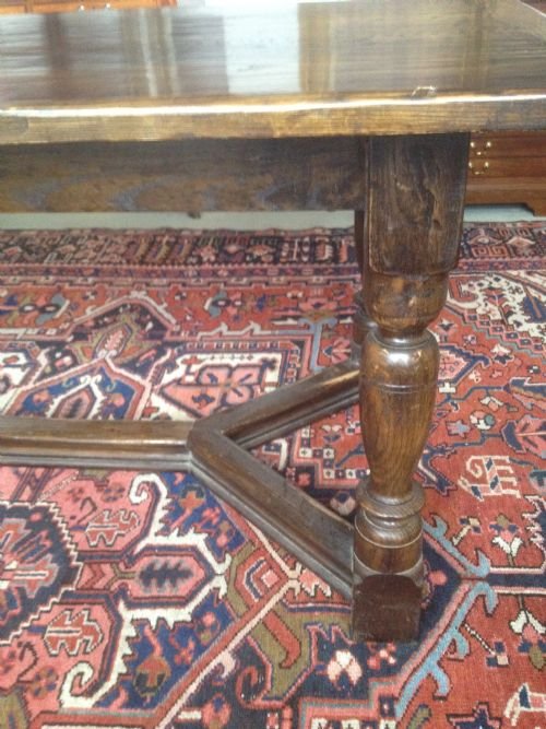 SOLID OAK REFECTORY TABLE View V