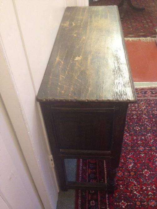 17th CENTURY STYLE OAK HALL CUPBOARD View V