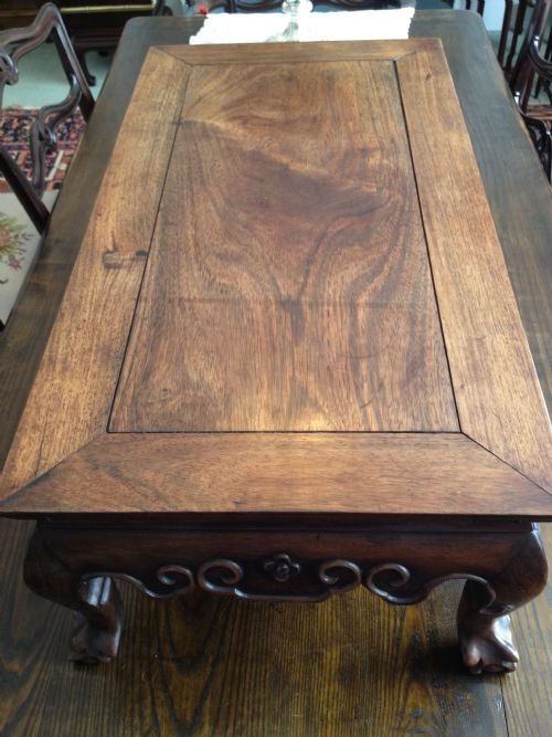 CHINESE ROSEWOOD (PADOUK) OPIUM/COFFEE TABLE View II